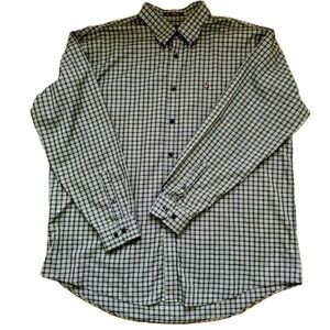 Nordstrom Smart Care Wrinkle Free Classic Fit Button-Down Plaid Shirt-Men’s XXL